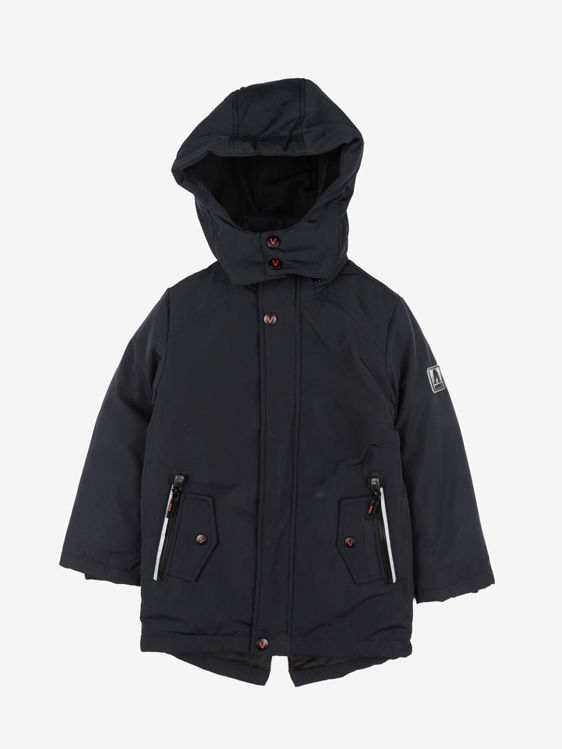 Picture of BK091 PARKA EXTRA WARM HOODED LONGER JACKET - SIDE POCKETS